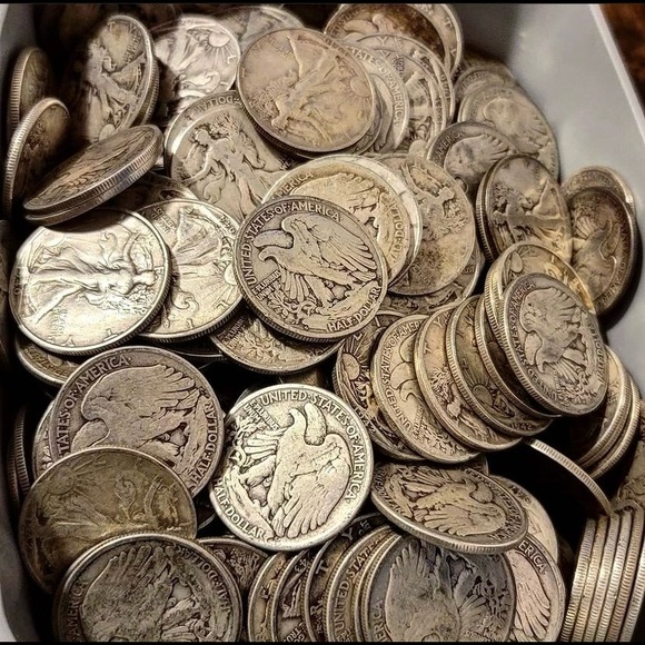 (1) Walking Liberty Half Dollar 90% Silver Constitutional Currency 1916-1947 - Picture 3 of 4